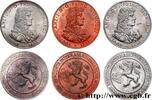 FRANCE Lot de trois médailles, Essai, Antoine Ier de Mona MONACO 1995 (54,5mm, 134,29g, 12h) -