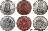 FRANCE Lot de trois médailles, Essai, Louis Ier de Monaco MONACO 1993 (54,5mm, 152,41g, 12h) -