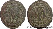 THE EMPIRE FROM ANASTASIUS TO MAURICE TIBERIUS (49 Follis JUSTINIAN I Constantinople 541-542 (39mm, 19,87g, 6h) -