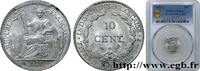 FRENCH INDOCHINA 10 Centièmes FRENCH INDOCHINA Paris 1921 (19mm, 2,70g, 6h) -