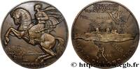FRANCE Médaille, Mise en service du “Ville d’Alger” TROISIÈME RÉPUBLIQUE - Transports maritimes 1935 (68mm, 151,67g, 12h) -
