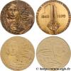 FRANCE Médaille, Union Nationale des coopératives agricol COOPERATIVES 1970 (79,5mm, 234,08g, 12h) -