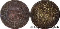 FRANCE Jeton Lt 28, maison commune d’Orléans L'ORLÉANAIS - Noblesse et villes 1608 (28mm, 7,19g, 6h) -