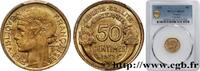 FRANCE 50 centimes Morlon III REPUBLIC 1933 (18mm, 2g, 6h) -