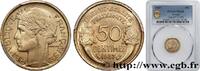 FRANCE 50 centimes Morlon III REPUBLIC 1937 (18mm, 2,00g, 6h) -