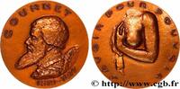 FRANCE Médaille, Gustave Courbet ART, PEINTURE ET SCULPTURE Monnaie de Paris n.d. (80,5mm, 277,75g, 12h) -