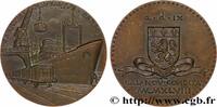 FRANCE Médaille, Création de la compagnie CNC QUATRIÈME RÉPUBLIQUE 1948 (79,5mm, 266,28g, 12h) -