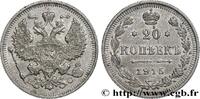 RUSSIA 20 Kopecks Nicolas II RUSSIA Saint-Petersbourg 1915 (22mm, 3,57g, 12h) -