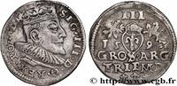 LIVONIA - SIGISMUND III VASA 3 Groschen ou trojak ryski LIVONIA - SIGISMUND III VASA Vilnius 1592 (21,mm, 2,20g, 2h) -