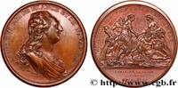 FRANCE Médaille, Canal de la Saône à l'Yonne, refrappe LOUIS XVI (1785) (55mm, 69,19g, 12h) -