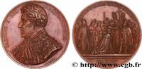 FRANCE Médaille du Sacre CHARLES X 1825 (50,5mm, 65,88g, 12h) -