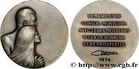 FRANCE Médaille, Voeux de bonheur du maire AMOUR ET MARIAGE 1974 (67mm, 134,51g, 12h) -