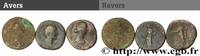 Lots de 3 monnaies LOTS (mm, g, h) -