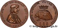 FRANCE Médaille, Porc-épic, refrappe LOUIS XII LE PÈRE DU PEUPLE Monnaie de Paris n.d. (59,5mm, 83,32g, 12h) -