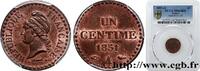 FRANCE Un centime Dupré, IIe République II REPUBLIC Paris 1851 (18mm, 2,00g, 6h) -