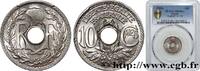 FRANCE 10 centimes Lindauer, maillechort III REPUBLIC 1938 (21mm, 3g, 6h) -