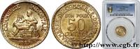 FRANCE 50 centimes Chambres de Commerce III REPUBLIC Paris 1927 (18mm, 2g, 6h) -