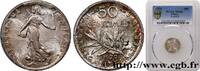 FRANCE 50 centimes Semeuse III REPUBLIC Paris 1920 (18mm, 2,50g, 6h) -