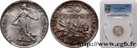 FRANCE 50 centimes Semeuse III REPUBLIC Paris 1906 (18mm, 2,50g, 6h) -