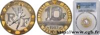 FRANCE 10 francs Génie de la Bastille, Belle Épreuve V REPUBLIC Pessac 1993 (23mm, 6,50g, 6h) -