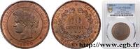 FRANCE 10 centimes Cérès III REPUBLIC Paris 1880 (30mm, 10,04g, 6h) -
