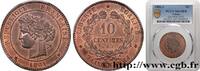 FRANCE 10 centimes Cérès III REPUBLIC Paris 1881 (30mm, 10g, 6h) -