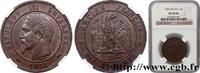 FRANCE Dix centimes Napoléon III, tête nue SECOND EMPIRE Rouen 1856 (30mm, 10g, 6h) -