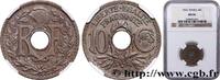 FRANCE 10 centimes Lindauer III REPUBLIC 1926 (21mm, 4g, 6h) -