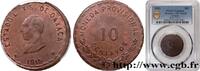MEXICO - PROVISIONAL GOVERNMENT OF OAXACA 10 Centavos MEXICO - PROVISIONAL GOVERNMENT OF OAXACA 1915 (26mm, 7,64g, 6h) -