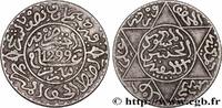MOROCCO 2 1/2 Dirhams (1/4 Rial) Hassan I an 1299 MOROCCO Paris 1881 (26mm, 7,07g, h) -