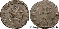 THE MILITARY CRISIS(235 AD to 284 AD) Antoninien CLAUDIUS II GOTHICUS Rome 268 (18,5mm, 3,14g, 7h) -