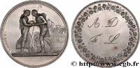 FRANCE Médaille de mariage, Jacob et Rachel, Stéphanie Na AMOUR ET MARIAGE 1849 (36mm, 21,99g, 12h) -