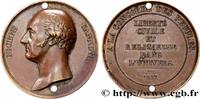 FRANCE Médaille, Hommage à George Canning GRANDE-BRETAGNE - GEORGES IV 1827 (51mm, 54,51g, 12h) -