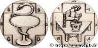 FRANCE Médaille, Coupe d'Hygie SCIENCES & SCIENTIFIQUES Monnaie de Paris n.d. (50mm, 67g, 12h) -