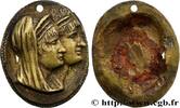 FRANCE Médaille, Couple antique, tirage uniface ART, PEINTURE ET SCULPTURE n.d. (48,5mm, 27,95g, 12h) -