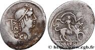 THE REPUBLIC (280 BC to 27 BC) Denier VALERIA Rome 45 AC. (20,5mm, 3,33g, 4h) -