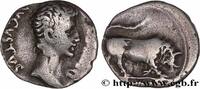 THE JULIO-CLAUDIANS (27 BC to 69 AD) Denier AUGUSTUS Lyon 15 AC. (17mm, 3,71g, 6h) -