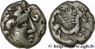 FRANCE Quart de statère à la branche fleurie GALLIA - CARNUTES, UNSPECIFIED Ier siècle avant J.-C. (10,5mm, 1,49g, 6h) -