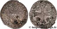 FRANCE Douzain aux deux H, 1er type HENRY III Rouen 1576 (24mm, 2,24g, 7h) -