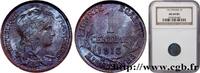 FRANCE 1 centime Daniel-Dupuis III REPUBLIC 1913 (15mm, 1g, 6h) -