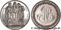 FRANCE Médaille de mariage, La Religion les unit AMOUR ET MARIAGE 1818 (36mm, 20,52g, 12h) -