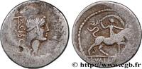 THE REPUBLIC (280 BC to 27 BC) Denier VALERIA Rome 45 AC. (19,5mm, 3,68g, 2h) -
