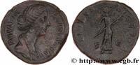 THE ANTONINES (96 AD to 192 AD) Sesterce FAUSTINA MINOR Rome 176 (30,5mm, 29,12g, 1h) -