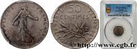 FRANCE 50 centimes Semeuse, Flan Mat III REPUBLIC 1897 (18mm, 2,50g, 6h) -