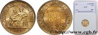 FRANCE 50 centimes Chambres de Commerce III REPUBLIC Paris 1927 (18mm, 2g, 6h) -