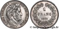 FRANCE 1 franc Louis-Philippe, couronne de chêne LOUIS-PHILIPPE I Bordeaux 1834 (23mm, 5,03g, 6h) -