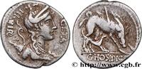 THE REPUBLIC (280 BC to 27 BC) Denier HOSIDIA Rome 68 AC. (18mm, 3,82g, 6h) -