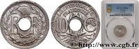 FRANCE 10 centimes Lindauer III REPUBLIC 1917 (21mm, 4g, 6h) -