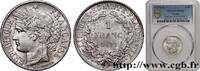 FRANCE 1 franc Cérès, Troisième République, petit A III REPUBLIC Paris 1871 (23,01mm, 5g, 6h) -