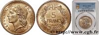 FRANCE 5 francs Lavrillier, bronze-aluminium PROVISIONAL GOVERNEMENT OF THE FRENCH REPUBLIC 1946 (31mm, 12,00g, 6h) -